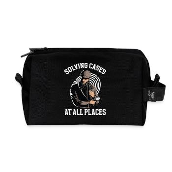  Investigation Uniform Observation Gear Private - Recycled Toiletry Zip Bag - black - Front