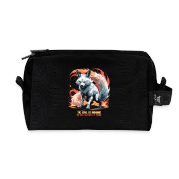 Kitsune Mythologische Kreaturen - Recycelte Kulturtasche - Schwarz - Vorne