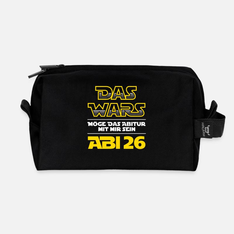 Das Wars | Abi 2026 - Abitur - Geschenk - Recycelte Kulturtasche - Schwarz