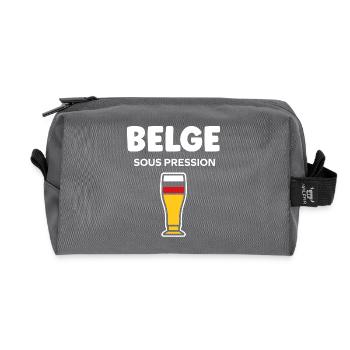 Belgisches Druckglasbier - Recycelte Kulturtasche - Anthrazit - Vorne