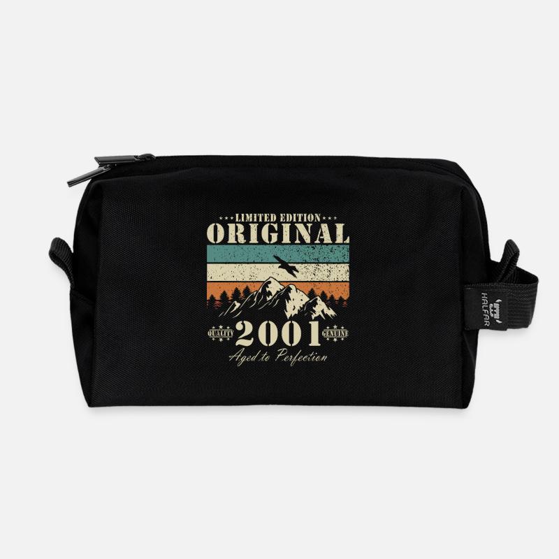 Klassische 2001 Limited Edition - Recycelte Kulturtasche - Schwarz