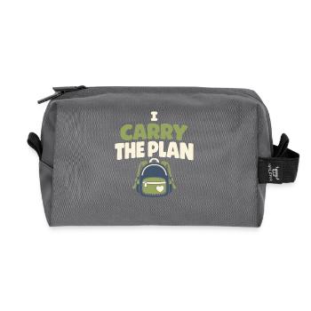 Family Provision Emergency Planner Prepper - Recycled Toiletry Zip Bag - anthracite - Front