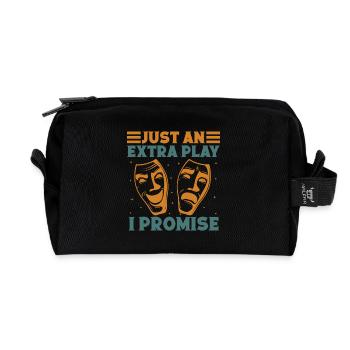 Théâtre musical : juste une pièce supplémentaire Conception de théâtre - Trousse de toilette en tissu recyclé - noir - Devant