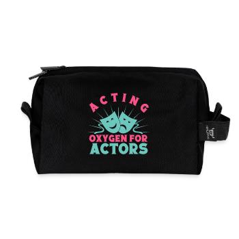Théâtre de comédie musicale Acting Oxygen For Actors Theater - Trousse de toilette en tissu recyclé - noir - Devant