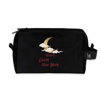Happy Lunar New Year - Recycelte Kulturtasche - Schwarz - Vorne