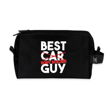 Bester Karosseriebauer, lustiger Handwerker-Slogan - Recycelte Kulturtasche - Schwarz - Vorne
