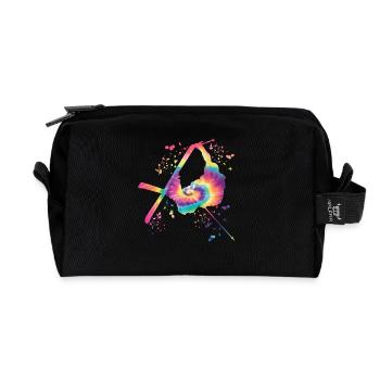 Ski alpin Sports d’hiver Ski nordique - Trousse de toilette en tissu recyclé - noir - Devant