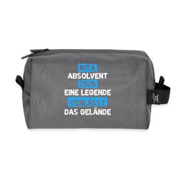 Kita Graduate 2026 Kita Absolvent - Recycled Toiletry Zip Bag - anthracite - Front