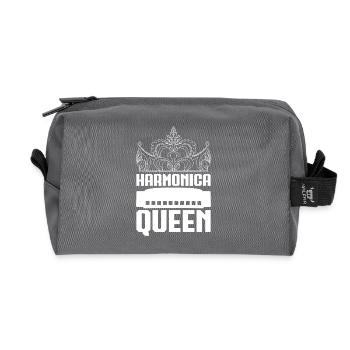 Harmonica Musican Queen Harmonica - Recycelte Kulturtasche - Anthrazit - Vorne