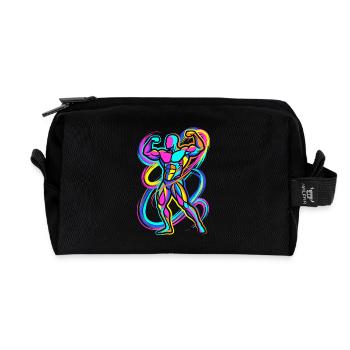Bodybuilder - Recycelte Kulturtasche - Schwarz - Vorne