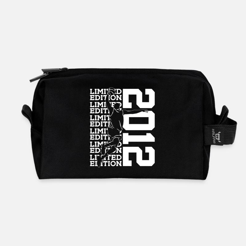 LIMITED EDITION 2012 BASKETBALL 14. GEBURTSTAG - Recycelte Kulturtasche - Schwarz