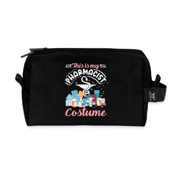 This Is My Apothecary Costume Pharmacy Tech - Recycled Toiletry Zip Bag - black - Front