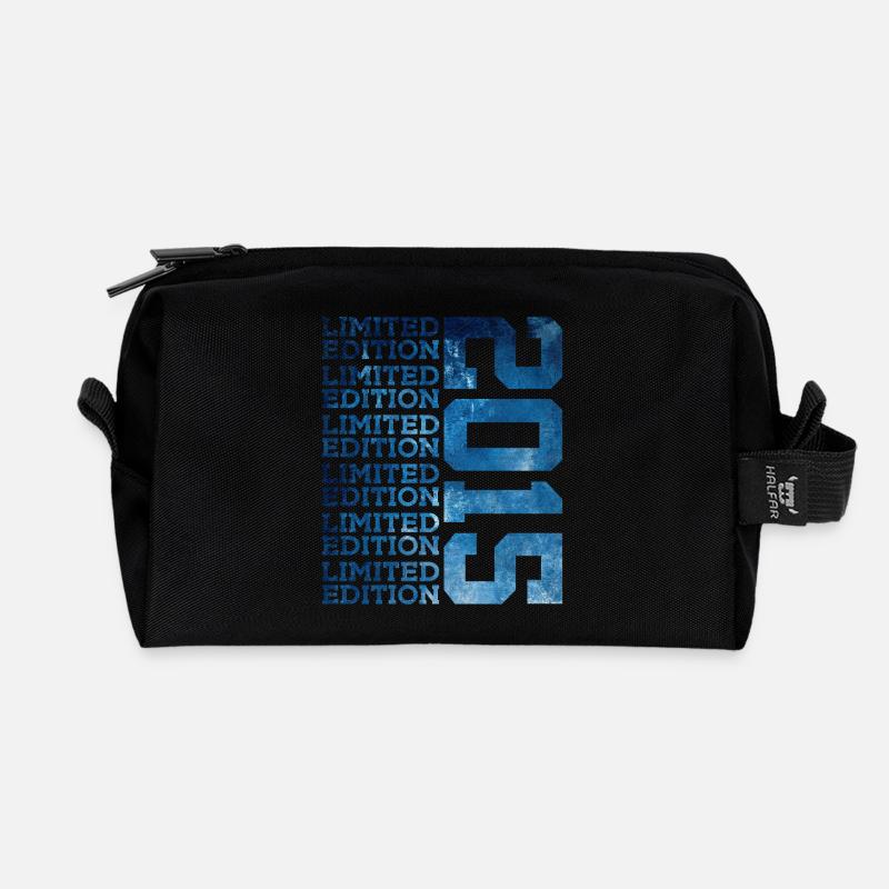 LIMITED EDITION 2015 11 JAHRE 11. GEBURTSTAG - Recycelte Kulturtasche - Schwarz