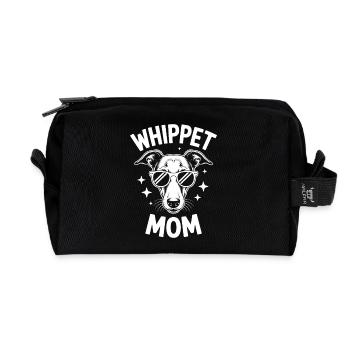 Whippet Sayings Dog Funny Whippet Gift - Recycled Toiletry Zip Bag - black - Front