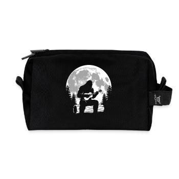 Bigfoot spielt Ukulele - Recycelte Kulturtasche - Schwarz - Vorne