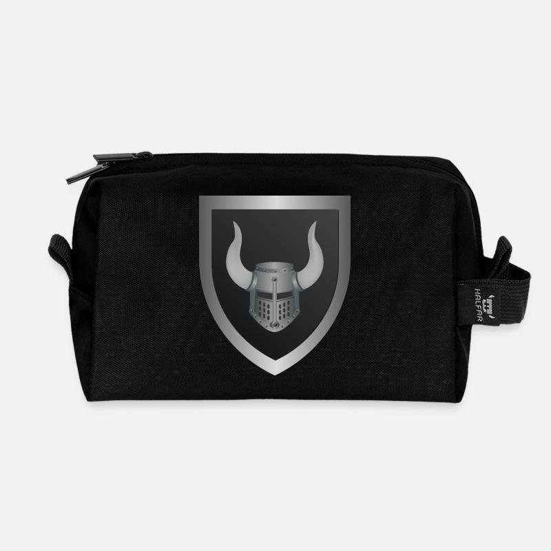 Barbaren-Workout-Fantasie - Recycelte Kulturtasche - Schwarz