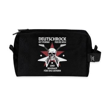 Le rock allemand est du porno pour l’âme - Trousse de toilette en tissu recyclé - noir - Devant