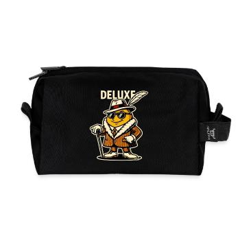 Deluxe Dapper Feather Typ - Recycelte Kulturtasche - Schwarz - Vorne
