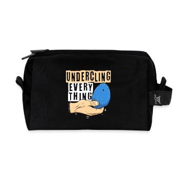Indoor Klettern Indoorklettern - Recycelte Kulturtasche - Schwarz - Vorne