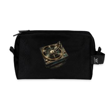 Disques vinyles de collection Vinyl Vinyl Collections - Trousse de toilette en tissu recyclé - noir - Devant