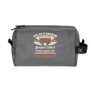 74. Geburtstag Geschenk Mann Oldtimer 1952 Legende - Recycelte Kulturtasche - Anthrazit - Vorne