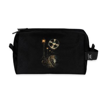 Disques vinyles de collection Vinyl Vinyl Collections - Trousse de toilette en tissu recyclé - noir - Devant