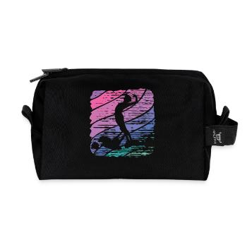 Artistic Swim Team Synchronschwimmen - Recycelte Kulturtasche - Schwarz - Vorne