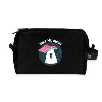 Lustiges Buch UFO Take Me Away – Leser-Büchersüchtiger - Recycelte Kulturtasche - Schwarz - Vorne