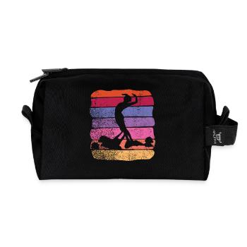 Artistic Swim Team Synchronschwimmen - Recycelte Kulturtasche - Schwarz - Vorne