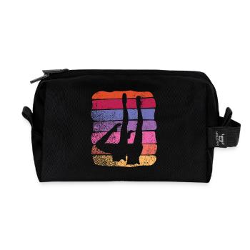Artistic Swim Team Synchronschwimmen - Recycelte Kulturtasche - Schwarz - Vorne