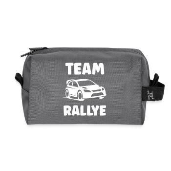 rallye - Trousse de toilette en tissu recyclé - anthracite - Devant