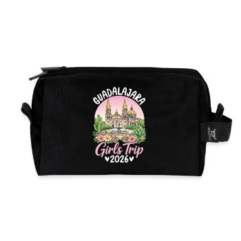 Guadalajara Girls Trip 2026 - Recycled Toiletry Zip Bag - black - Front