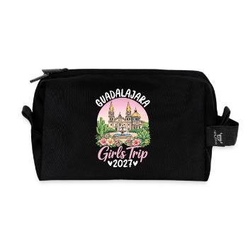Guadalajara Girls Trip - Recycled Toiletry Zip Bag - black - Front