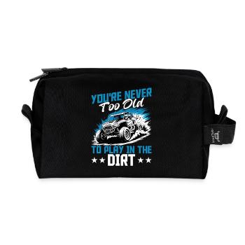 UTV Tout-Terrain Boy Men 4 Wheels Side by Side - Trousse de toilette en tissu recyclé - noir - Devant