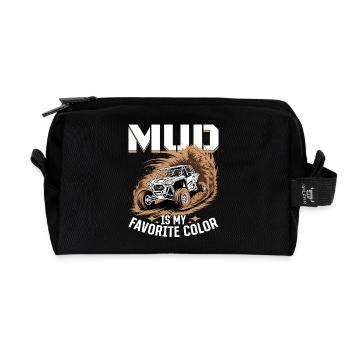 UTV Tout-Terrain Boy Men 4 Wheels Side by Side - Trousse de toilette en tissu recyclé - noir - Devant