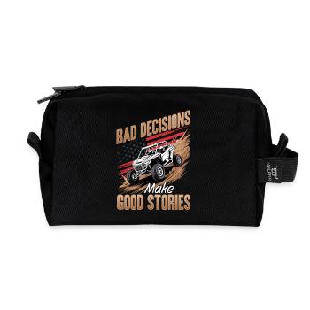 UTV Tout-Terrain Boy Men 4 Wheels Side by Side - Trousse de toilette en tissu recyclé - noir - Devant
