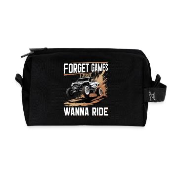 UTV Tout-Terrain Boy Men 4 Wheels Side by Side - Trousse de toilette en tissu recyclé - noir - Devant