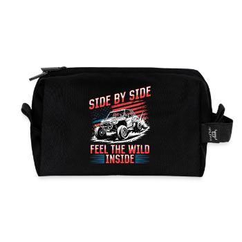 UTV Tout-Terrain Boy Men 4 Wheels Side by Side - Trousse de toilette en tissu recyclé - noir - Devant