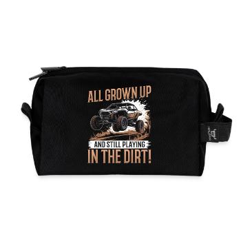 UTV Tout-Terrain Boy Men 4 Wheels Side by Side - Trousse de toilette en tissu recyclé - noir - Devant
