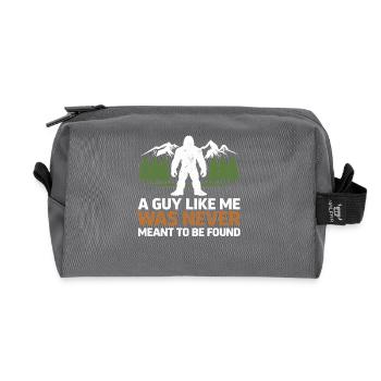 Bigfoot Sasquatch Yeti Cryptid Creatures Big Foot - Recycelte Kulturtasche - Anthrazit - Vorne