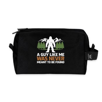 Bigfoot Sasquatch Yeti Cryptid Creatures Big Foot - Recycelte Kulturtasche - Schwarz - Vorne