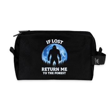 Bigfoot Sasquatch Yeti Cryptid Creatures Big Foot - Recycelte Kulturtasche - Schwarz - Vorne