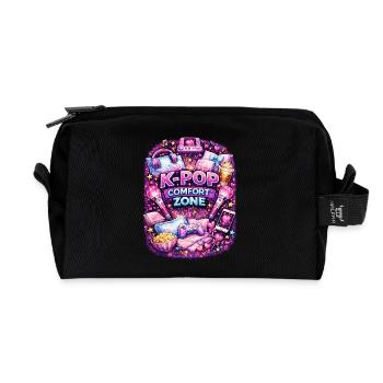 K Pop Comfort Zone - Recycelte Kulturtasche - Schwarz - Vorne