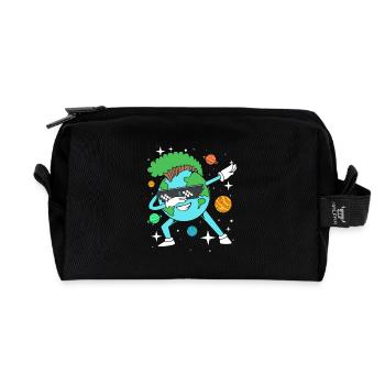 Geologie Archäologie - Recycelte Kulturtasche - Schwarz - Vorne