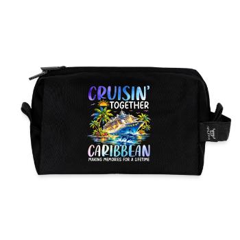Cruisin Together Caribbean - Recycelte Kulturtasche - Schwarz - Vorne