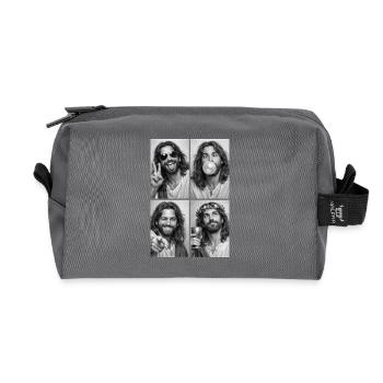 Jesus Christ Fotostreifen - Recycelte Kulturtasche - Anthrazit - Vorne