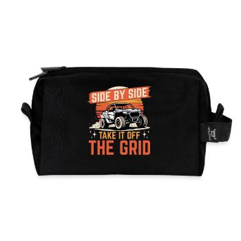 UTV Off Road 4 Wheeler Side by side - Recycelte Kulturtasche - Schwarz - Vorne
