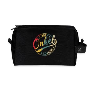 Uncle 2027 Loading Expectant Uncle 2027 - Recycled Toiletry Zip Bag - black - Front