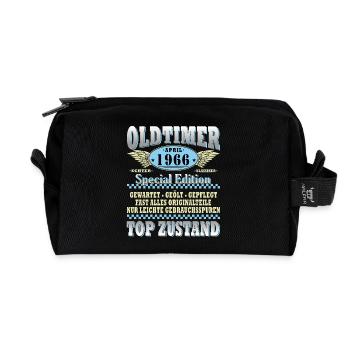 Oldtimer 1966 Spezial Edition - Recycelte Kulturtasche - Schwarz - Vorne