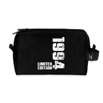 32 Year Old 1994 Birthday Gift Man Woman - Recycled Toiletry Zip Bag - black - Front